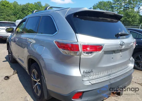 2016 Toyota Highlander Xle V6 from USA, damaged, VIN 5TDJKRFH5GS296124